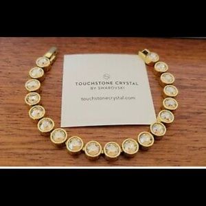 Touchstone Crystal by Swarovski Golden Shadow ice bracelet BNIB
